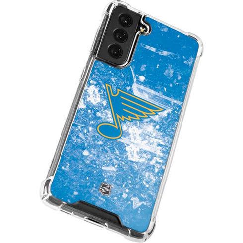 NHL St. Louis Blues Iced Galaxy S21 FE Clear Case